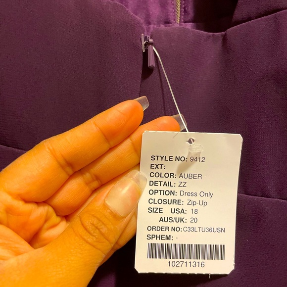 Purple dress - Picture 5 of 6